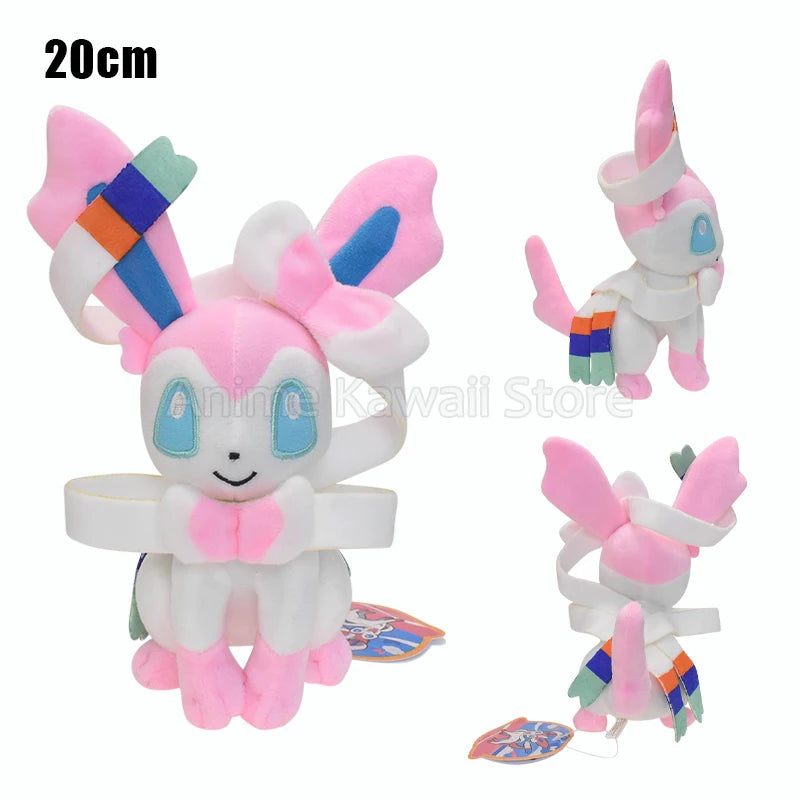 Kawaii Mimikyu Eevee Plush Toy - Collectible Pokemon Evolution Dolls Including Umbreon, Flareon, Jolteon, Glaceon, Vaporeon, Sylveon, and Espeon