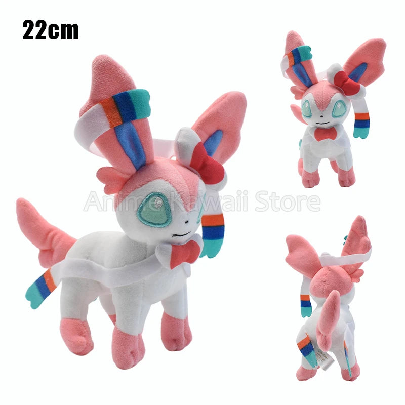 Kawaii Mimikyu Eevee Plush Toy - Collectible Pokemon Evolution Dolls Including Umbreon, Flareon, Jolteon, Glaceon, Vaporeon, Sylveon, and Espeon