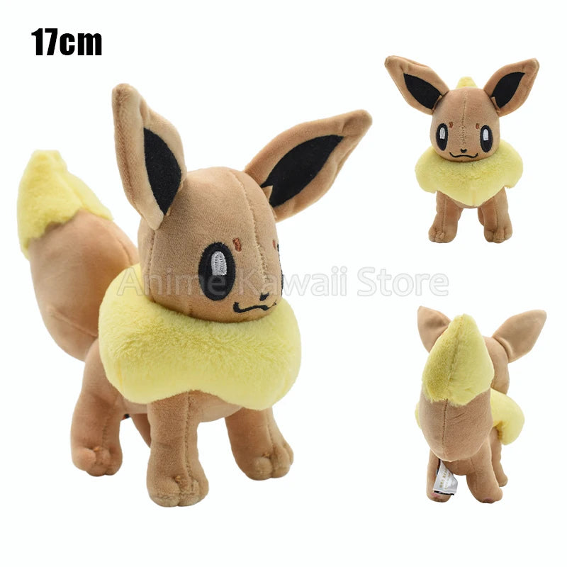 Kawaii Mimikyu Eevee Plush Toy - Collectible Pokemon Evolution Dolls Including Umbreon, Flareon, Jolteon, Glaceon, Vaporeon, Sylveon, and Espeon